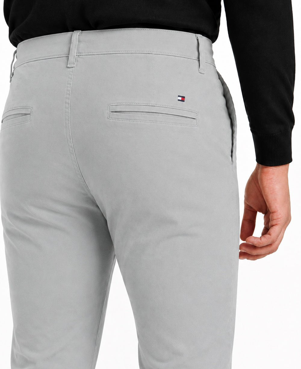 Calça Alfaiataria Cinza Masculina Slim - Tommy Hilfiger