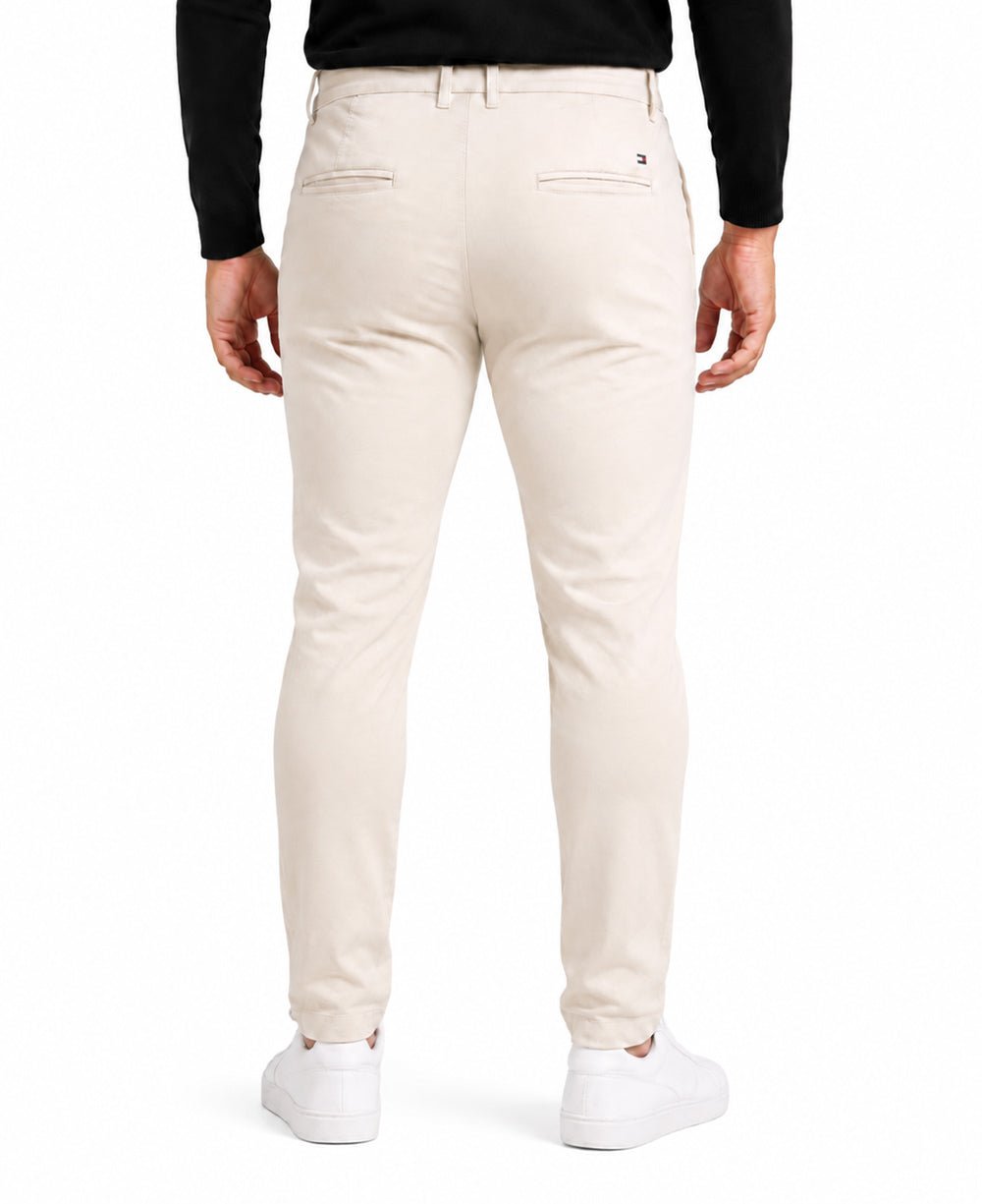 Calça Alfaiataria Bege Masculina Slim - Tommy Hilfiger