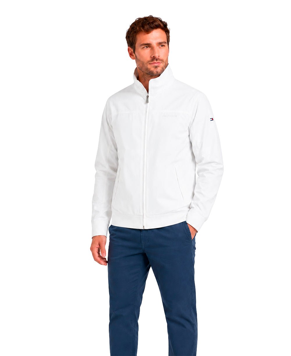 Jaqueta Branca Masculina Com Touca - Tommy Hilfiger