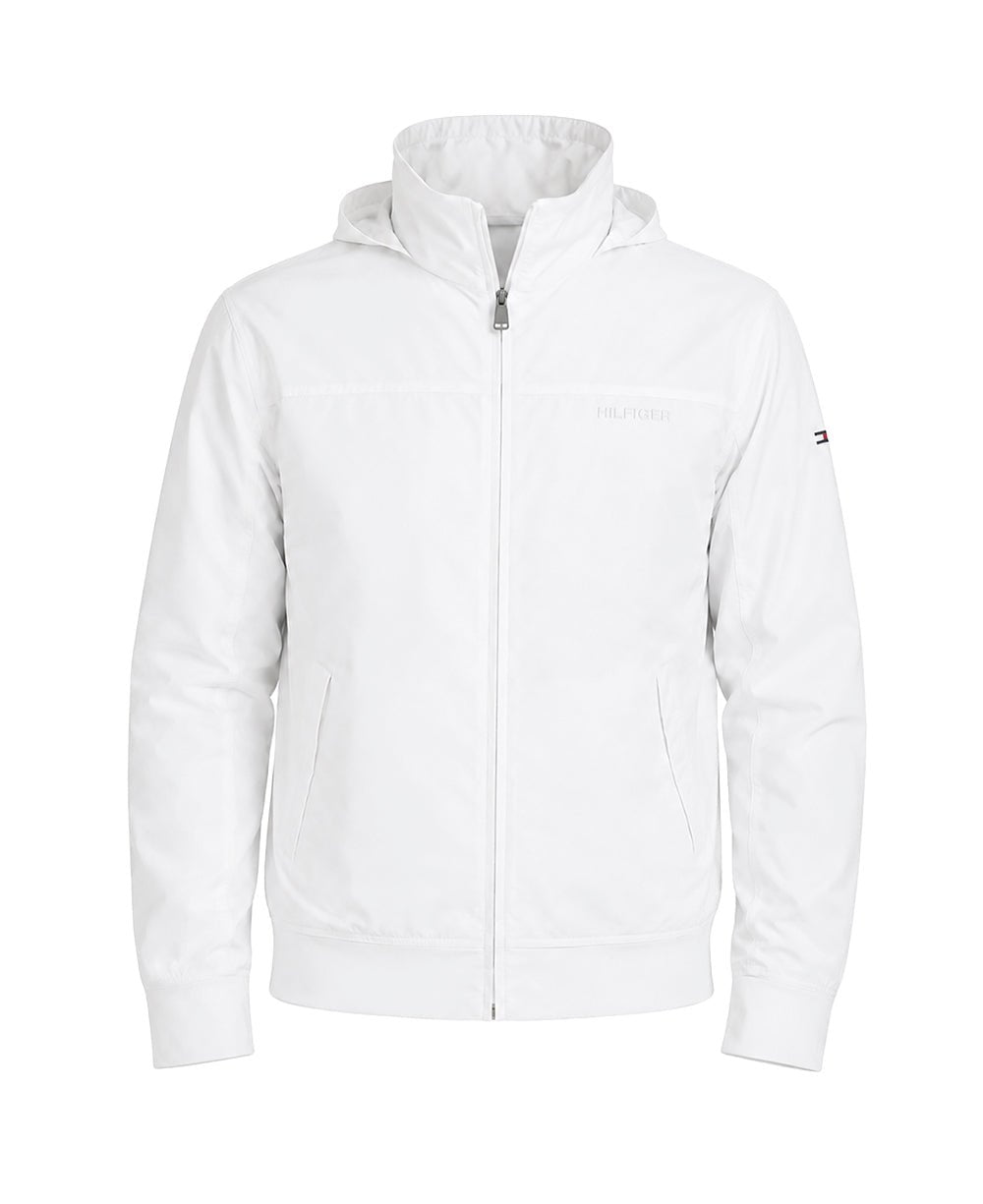 Jaqueta Branca Masculina Com Touca - Tommy Hilfiger