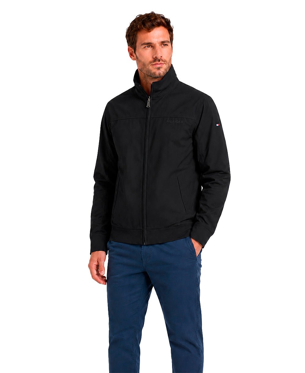 Jaqueta Preta Masculina Com Touca - Tommy Hilfiger