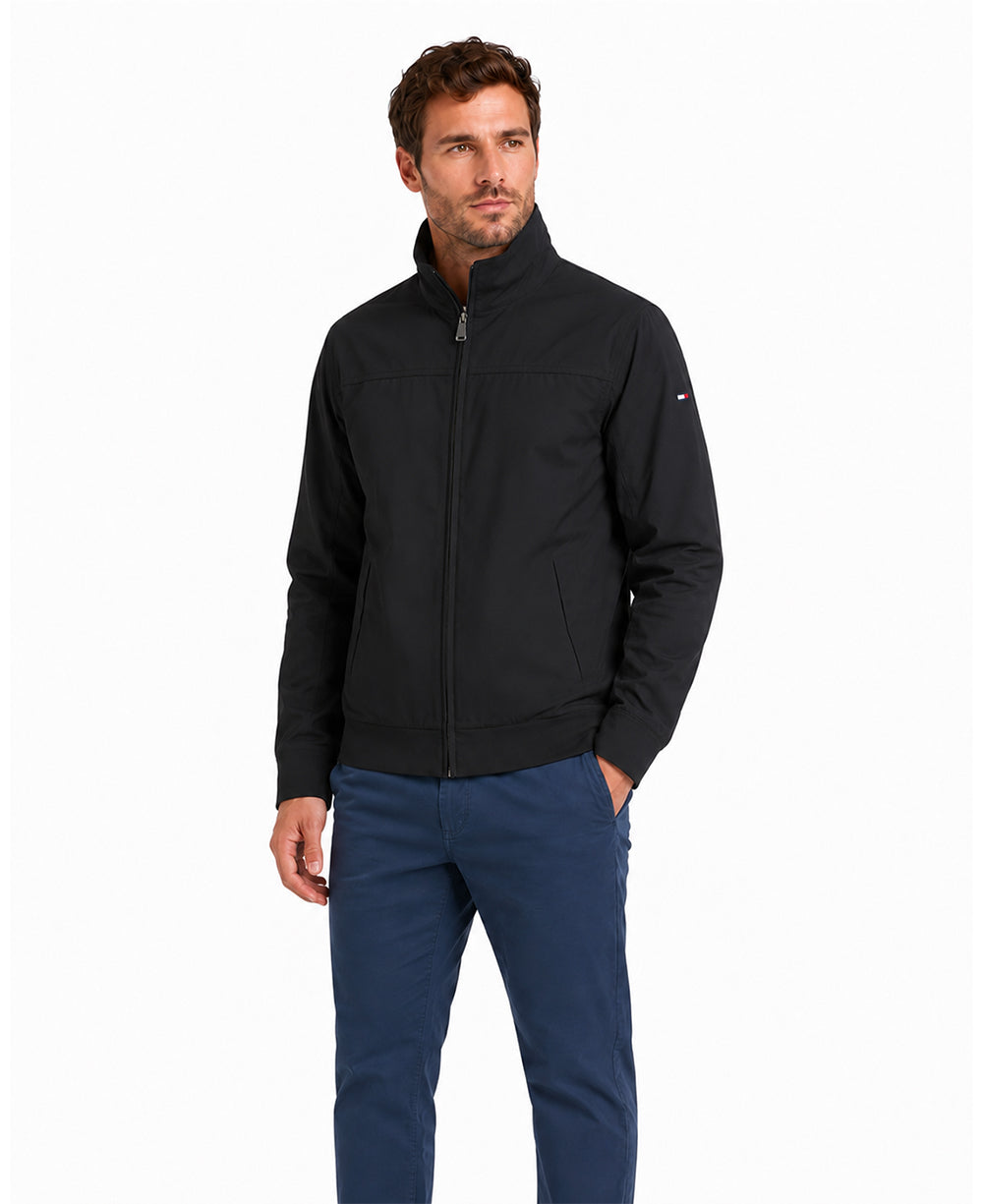 Jaqueta Preta Masculina Com Touca - Tommy Hilfiger