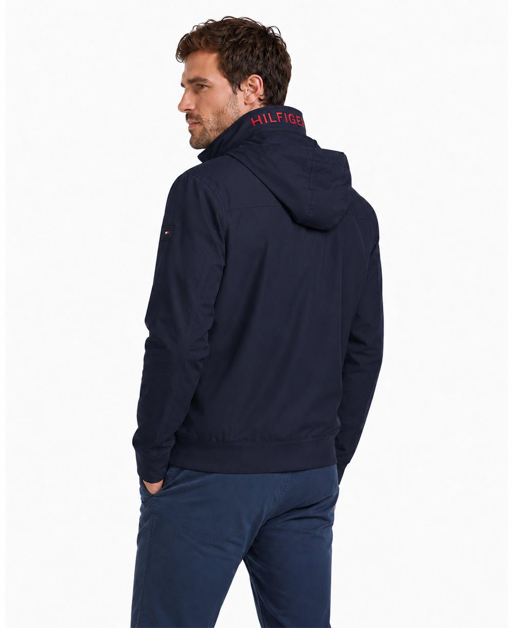 Jaqueta Azul Masculina Com Touca - Tommy Hilfiger