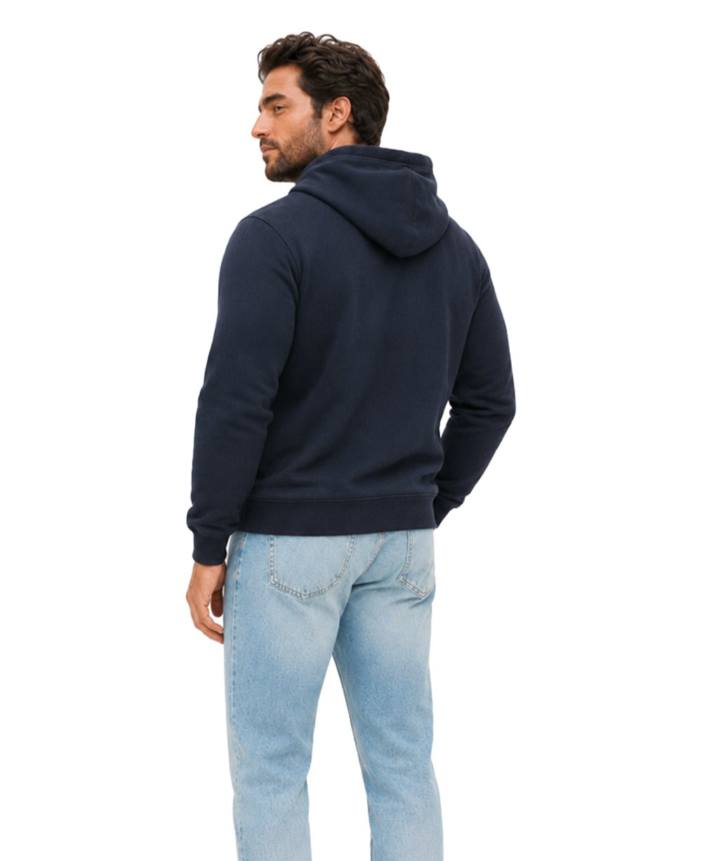 Moletom Azul Marinho Masculino Com Capuz Essential - Tommy Hilfiger