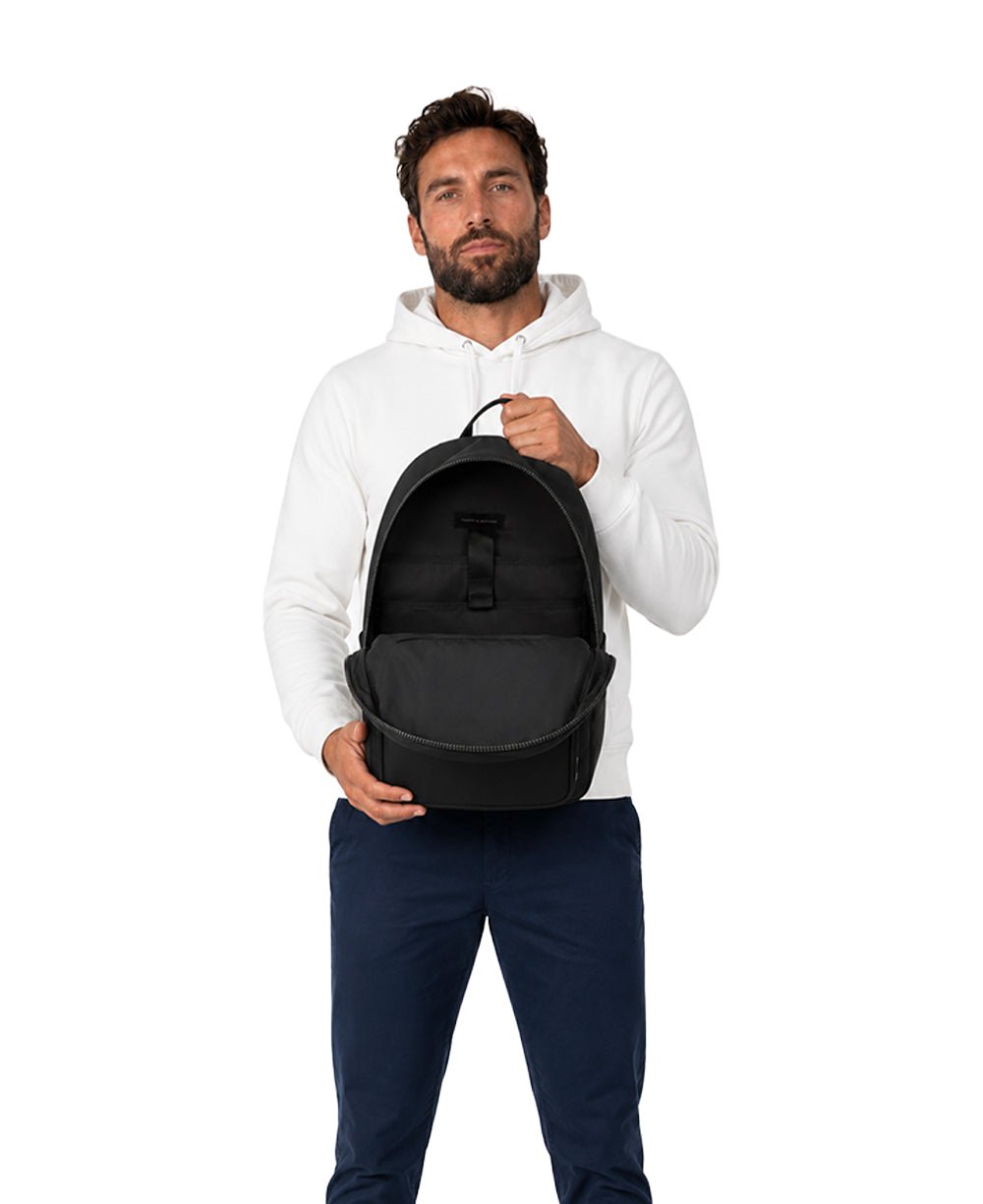 Mochila Masculina Black Smooth Black - Tommy Hilfiger