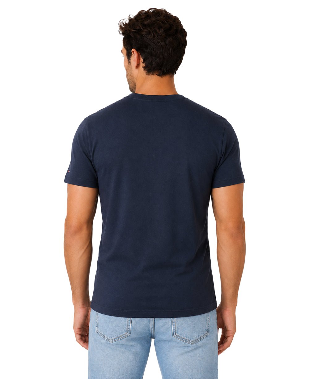 Camiseta Azul Marinho Masculina Established 1985 Estampada - Tommy Hilfiger