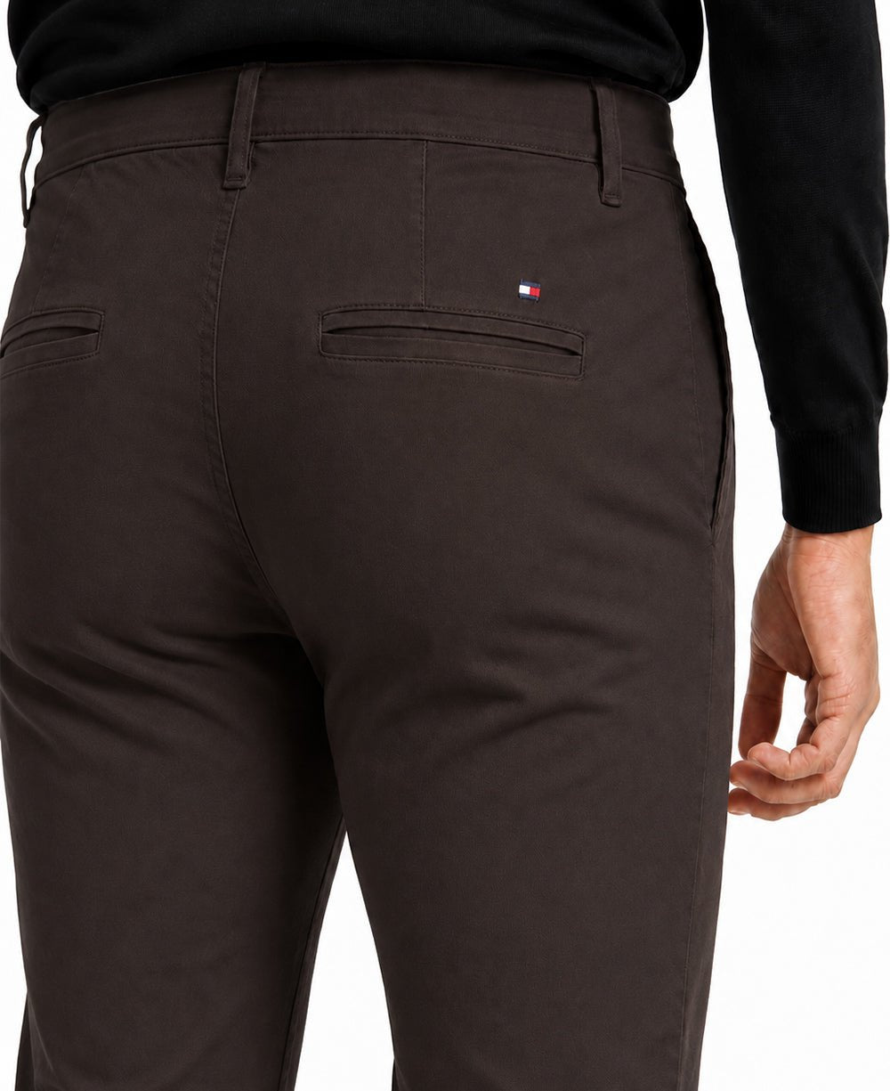 Calça Alfaiataria Marrom Masculina Slim - Tommy Hilfiger