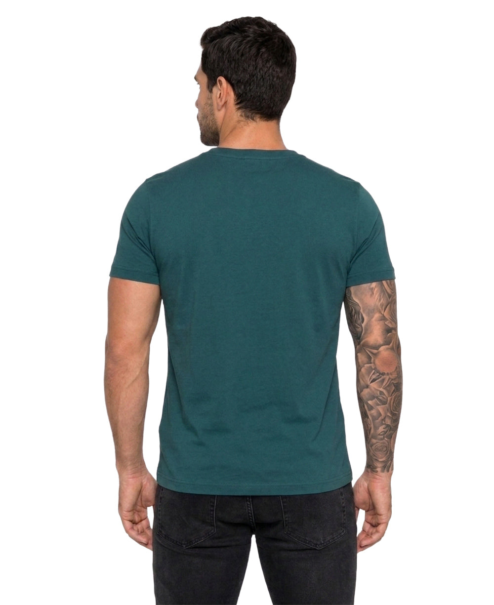 Camiseta Verde Água Masculina Est. 1985 - Tommy Hilfiger