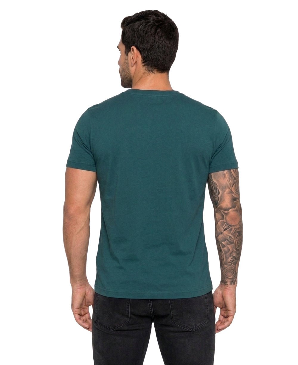 Camiseta Verde Água Masculina Est. 1985 - Tommy Hilfiger