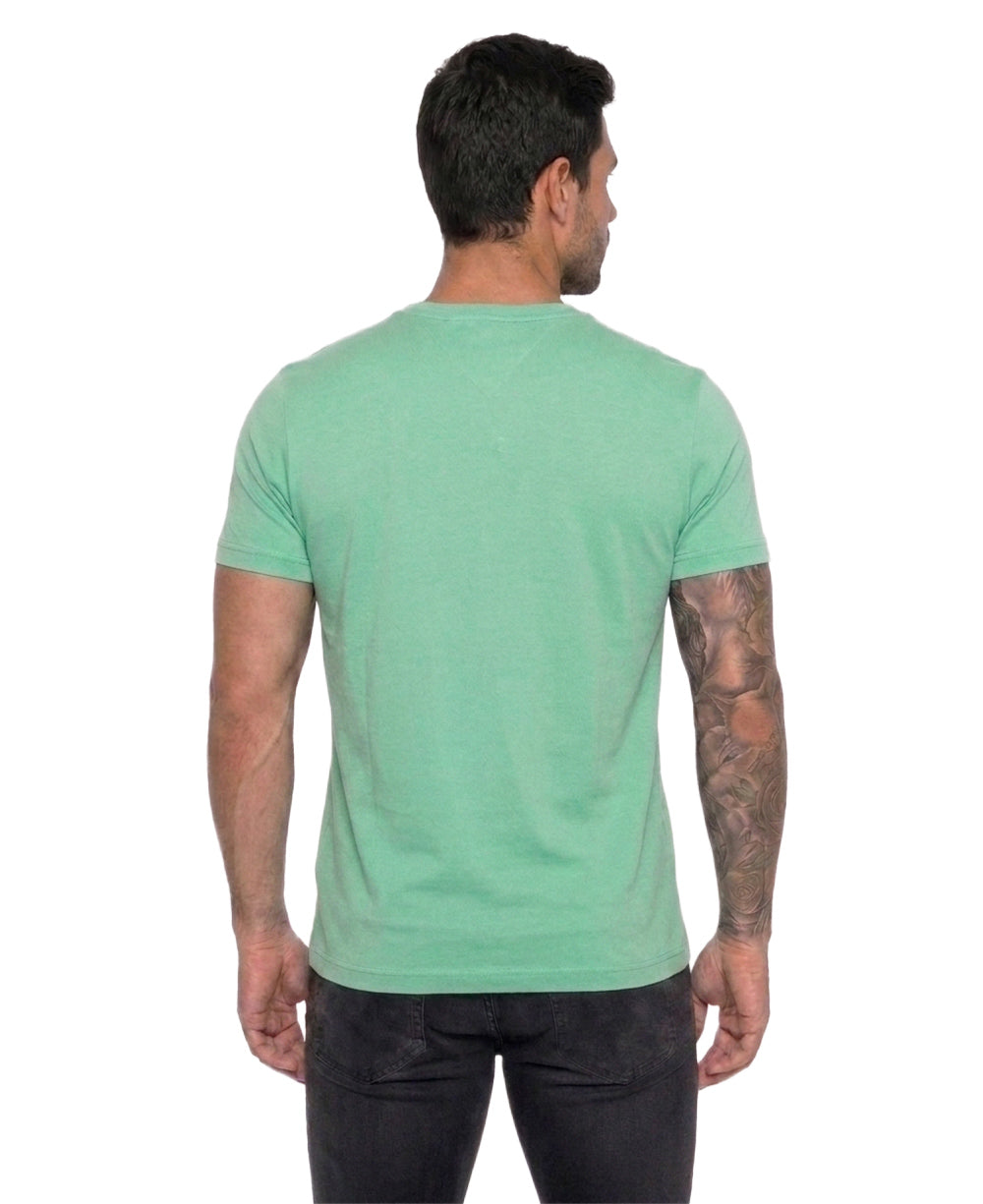 Camiseta Masculina Verde Menta Est. 1985 - Tommy Hilfiger