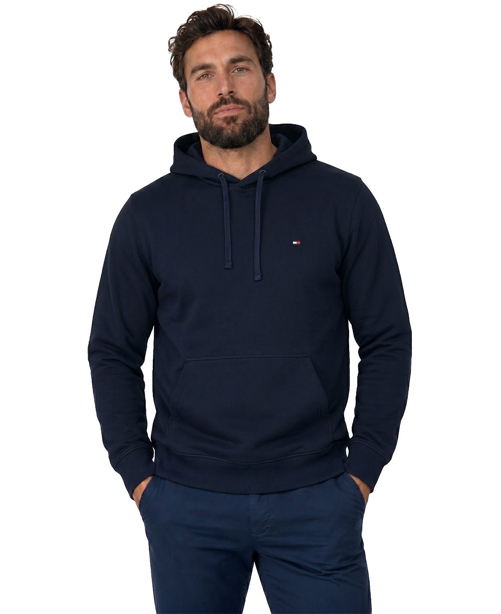 Moletom Azul Marinho Masculino Clássico Felpado - Tommy Hilfiger