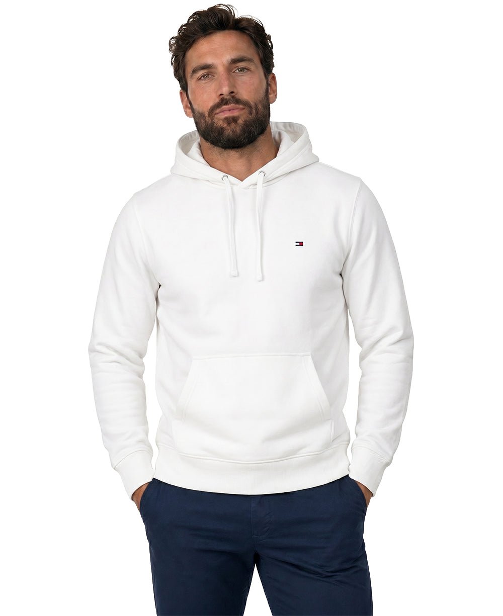 Moletom Branco Masculino Clássico Felpado - Tommy Hilfiger