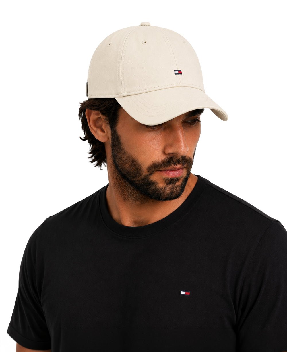 Boné Masculino Bege Clássico - Tommy Hilfiger