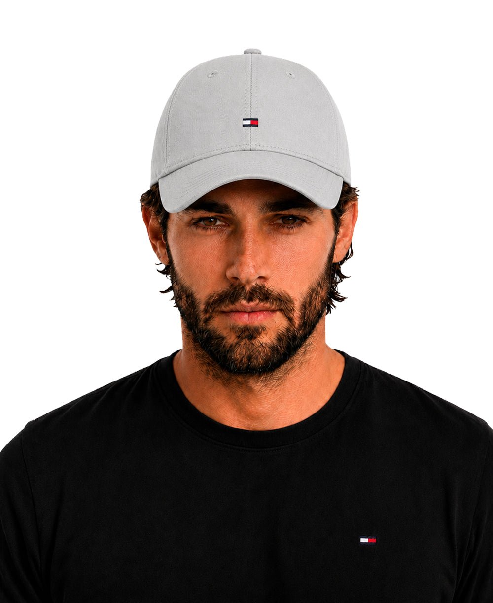 Boné Cinza Claro Unissex Clássic - Tommy Hilfiger