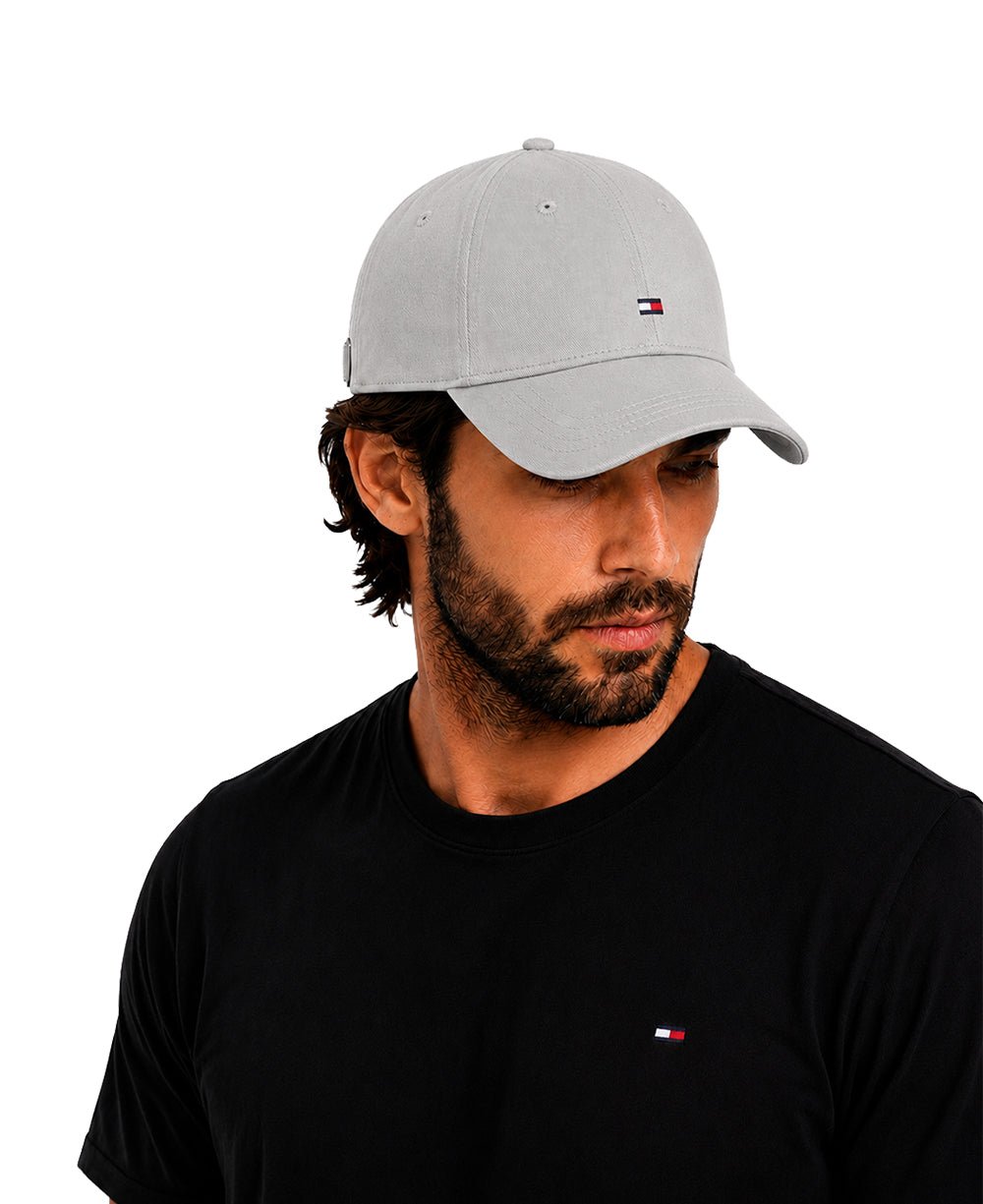 Boné Cinza Claro Unissex Clássic - Tommy Hilfiger
