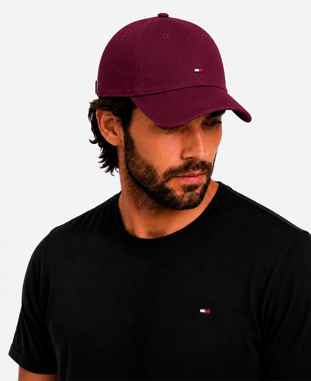 Boné Masculino Bordo Clássico - Tommy Hilfiger