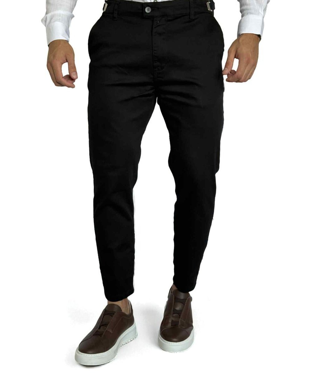 Calça Alfaiataria Preto com Regulagem - Truehero