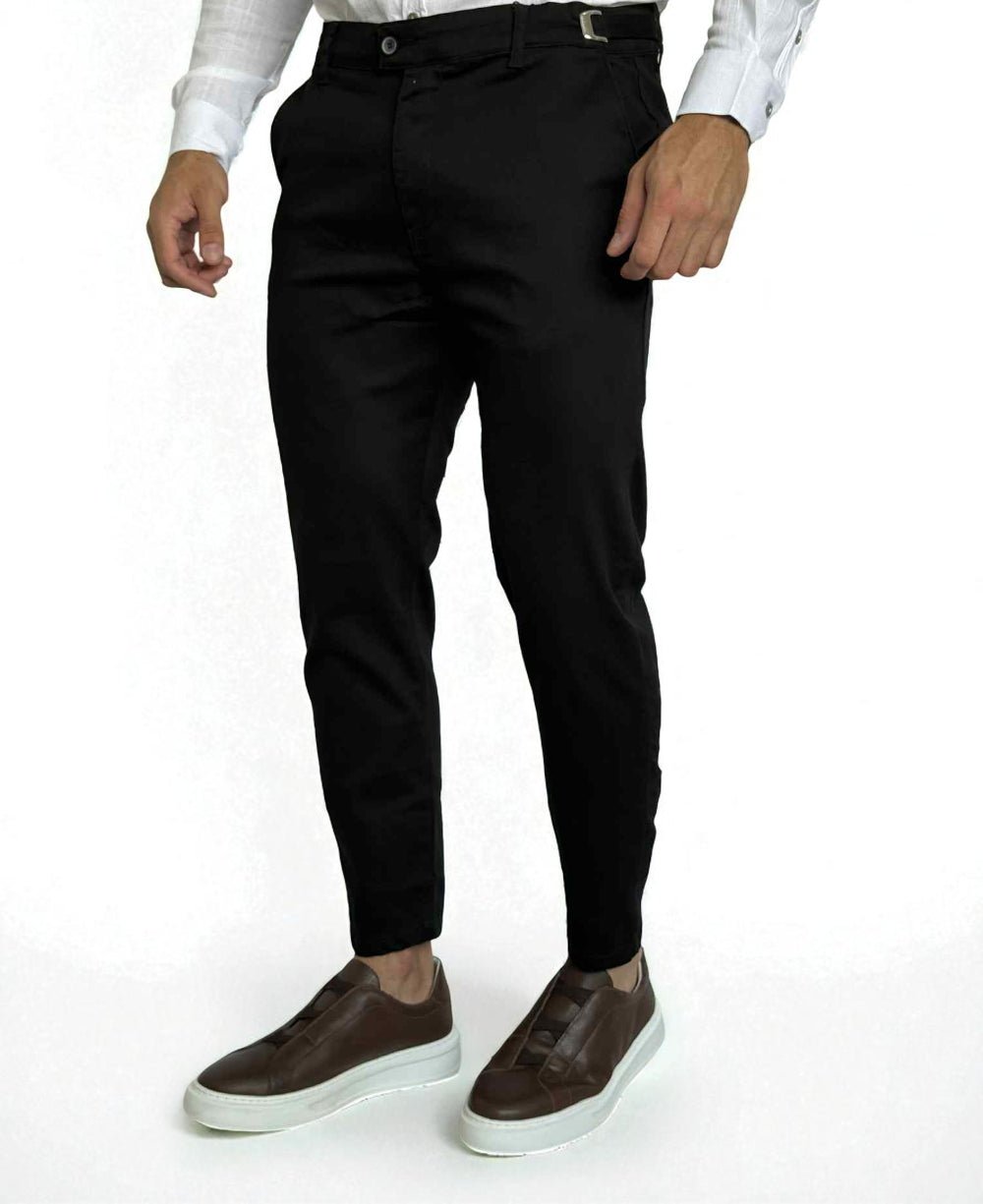 Calça Alfaiataria Preto com Regulagem - Truehero