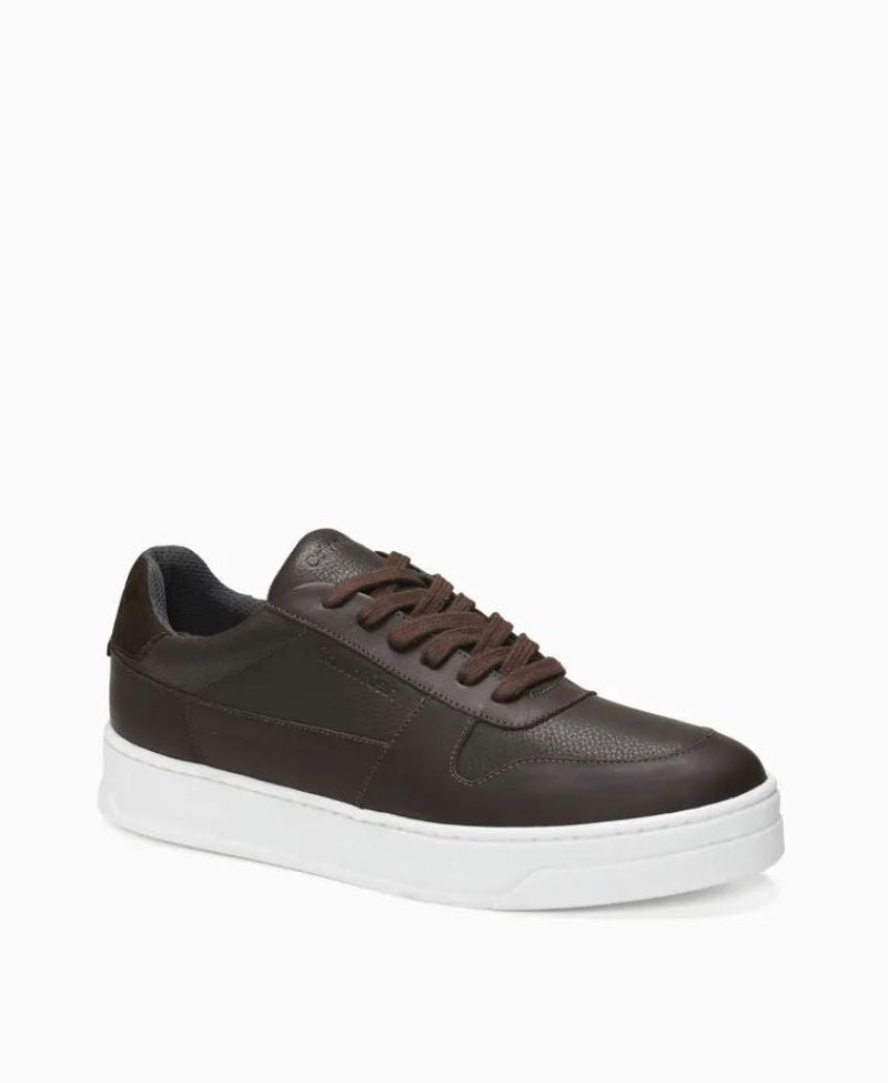 Tênis Marrom Masculino De Couro Layers - Calvin Klein