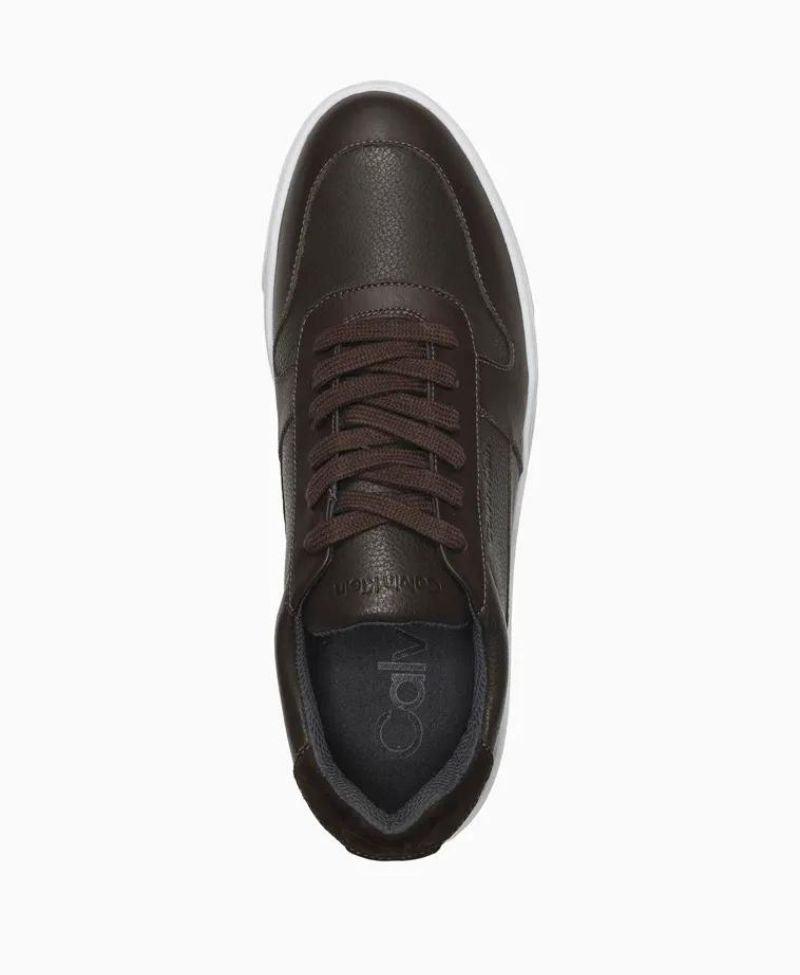 Tênis Marrom Masculino De Couro Layers - Calvin Klein