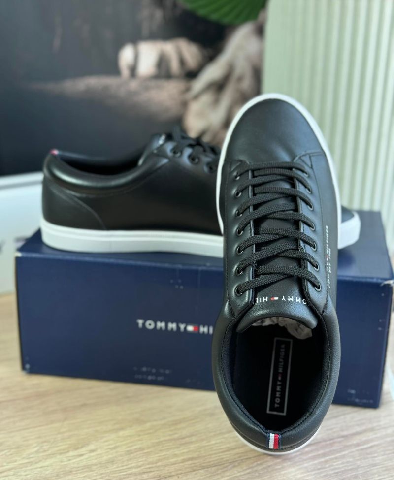 Tênis Preto Masculino Harrison FM37 - Tommy Hilfiger