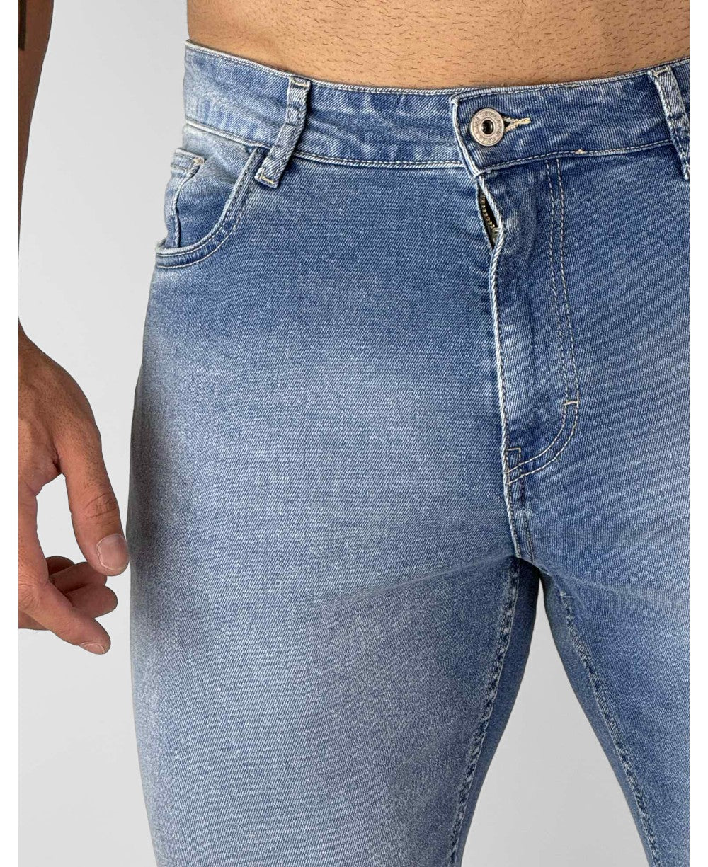Calça Jeans Azul Claro Skinny - Visual Jeans