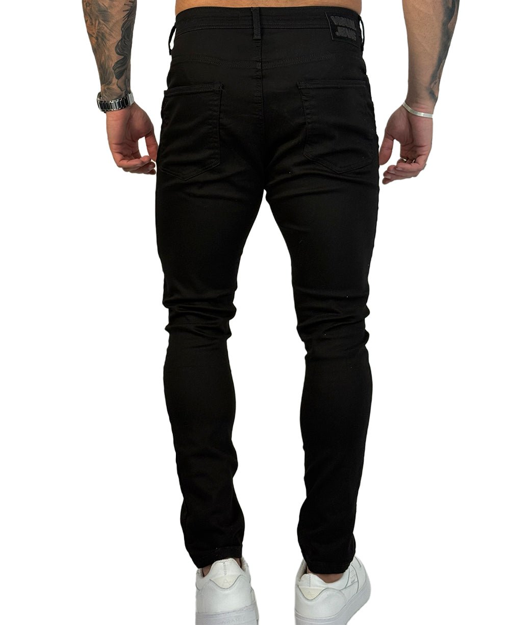Calça Jeans Preta Skinny Masculina - Visual Jeans