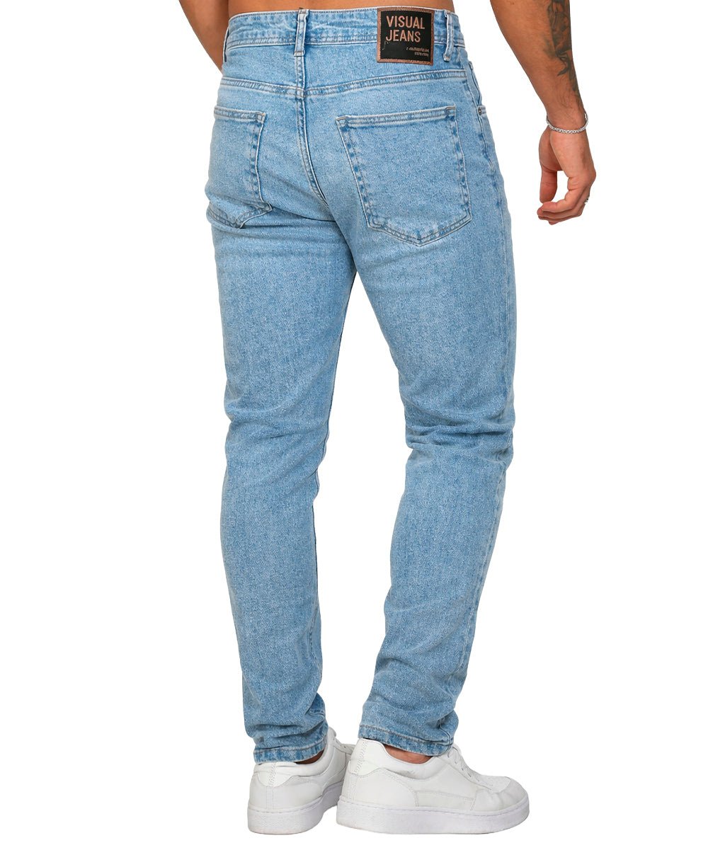 Calça Jeans Claro Masculina Slim - Visual Jeans