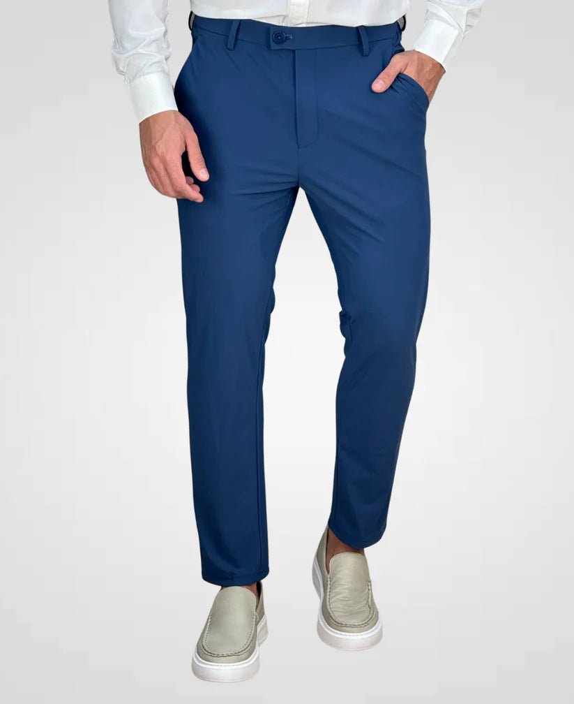 Calça Alfaiataria Azul Indigo Masculina Tecnológica - Per Pochi