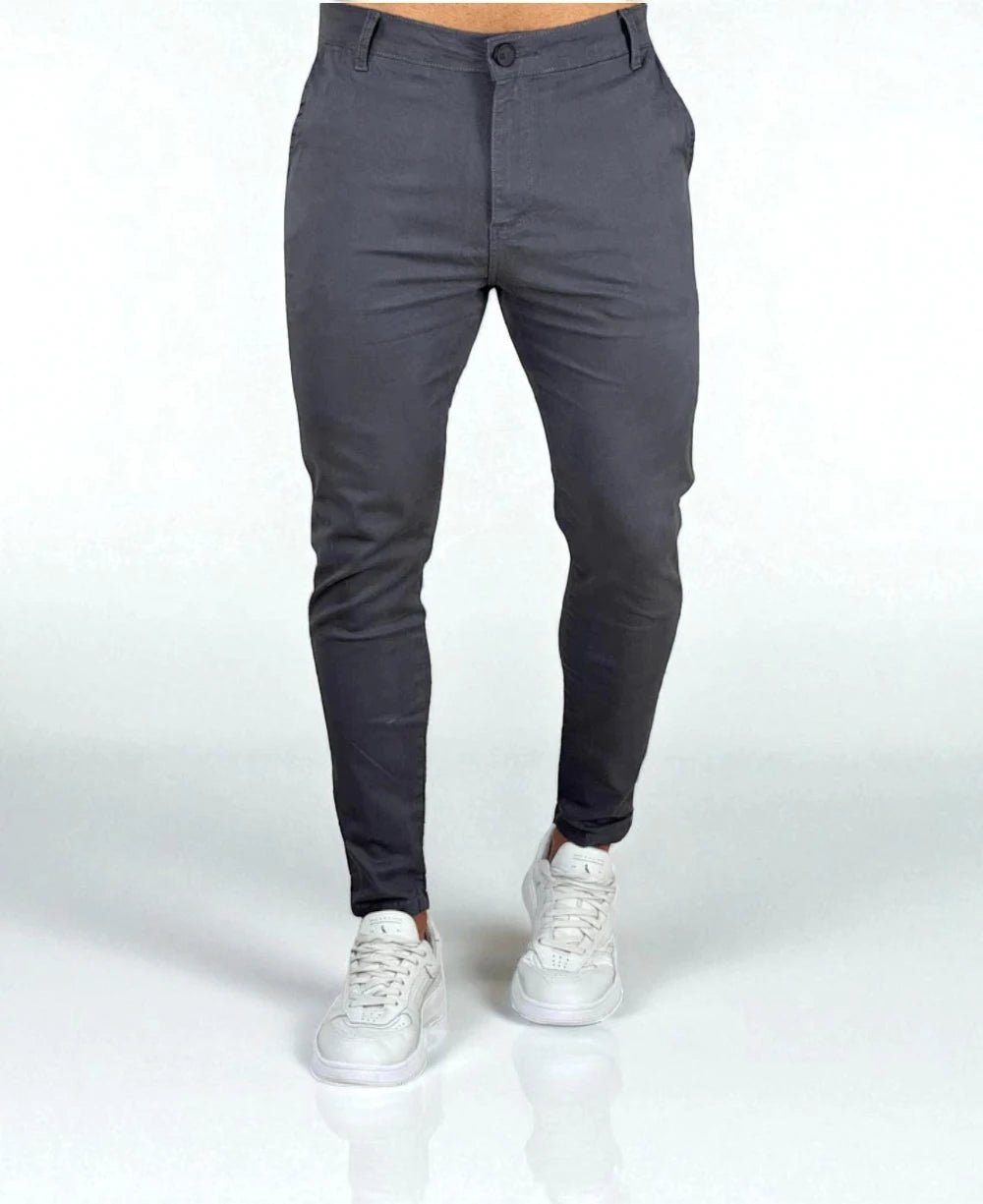 Calça Alfaiataria Cinza Masculina Super Skinny Codi Jeans