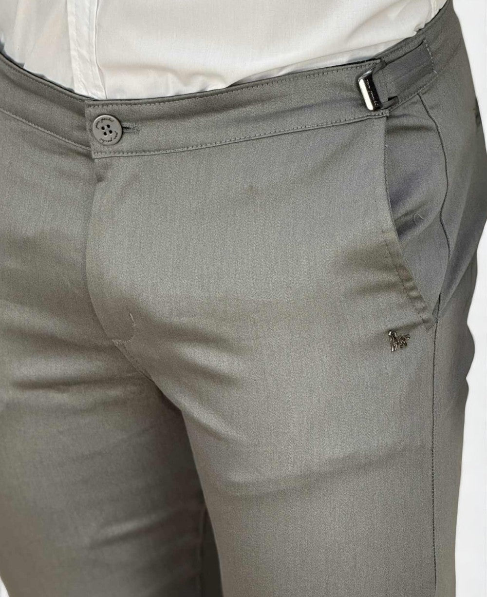 Calça Alfaiataria Chumbo Masculina Regulagem - Per Pochi