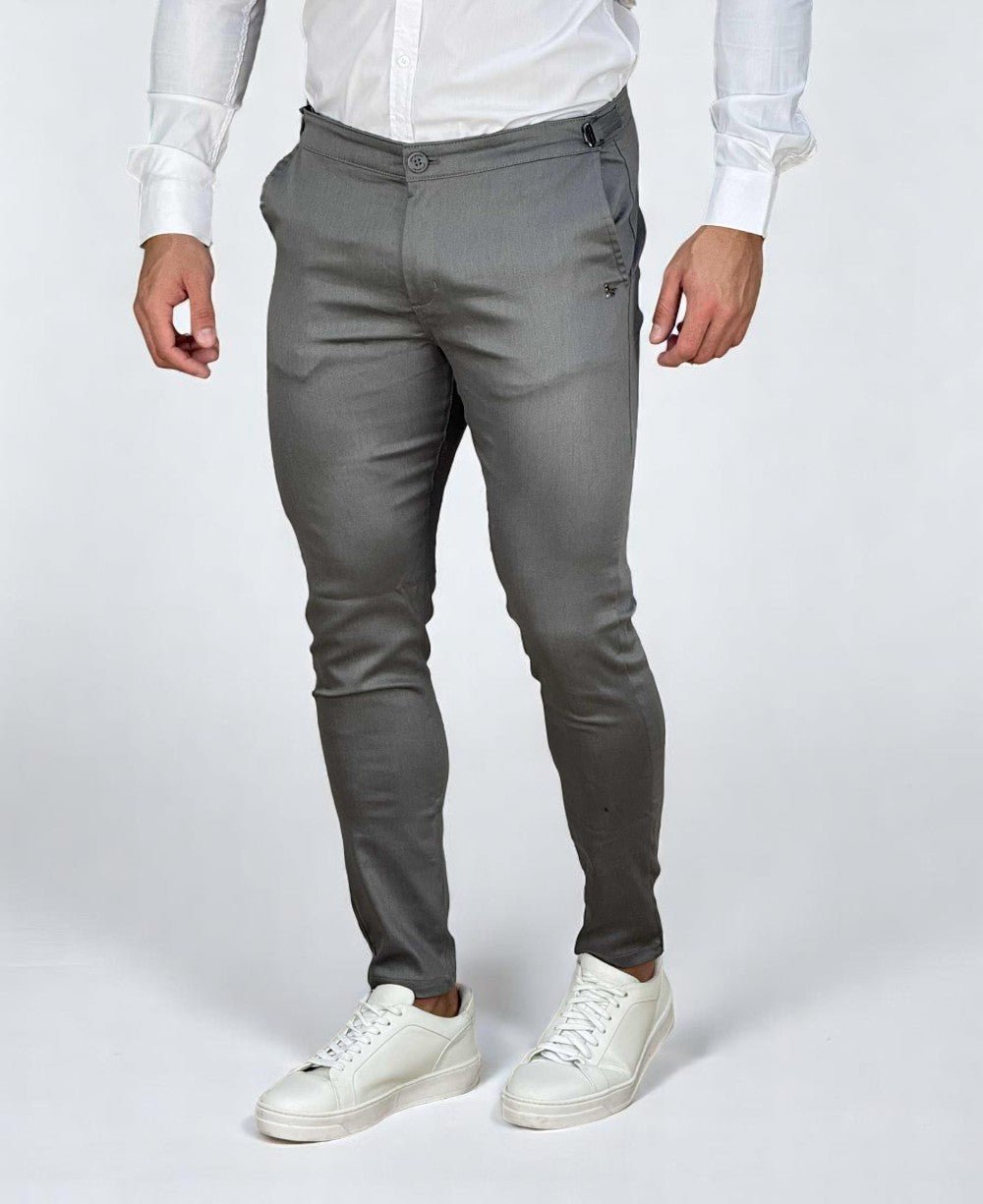 Calça Alfaiataria Chumbo Masculina Regulagem - Per Pochi