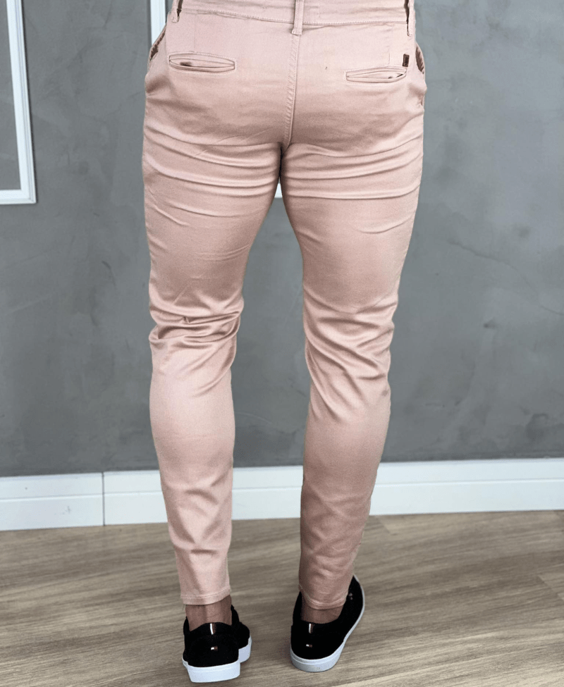 Calça Alfaiataria Rose Masculina Super Skinny - Truehero