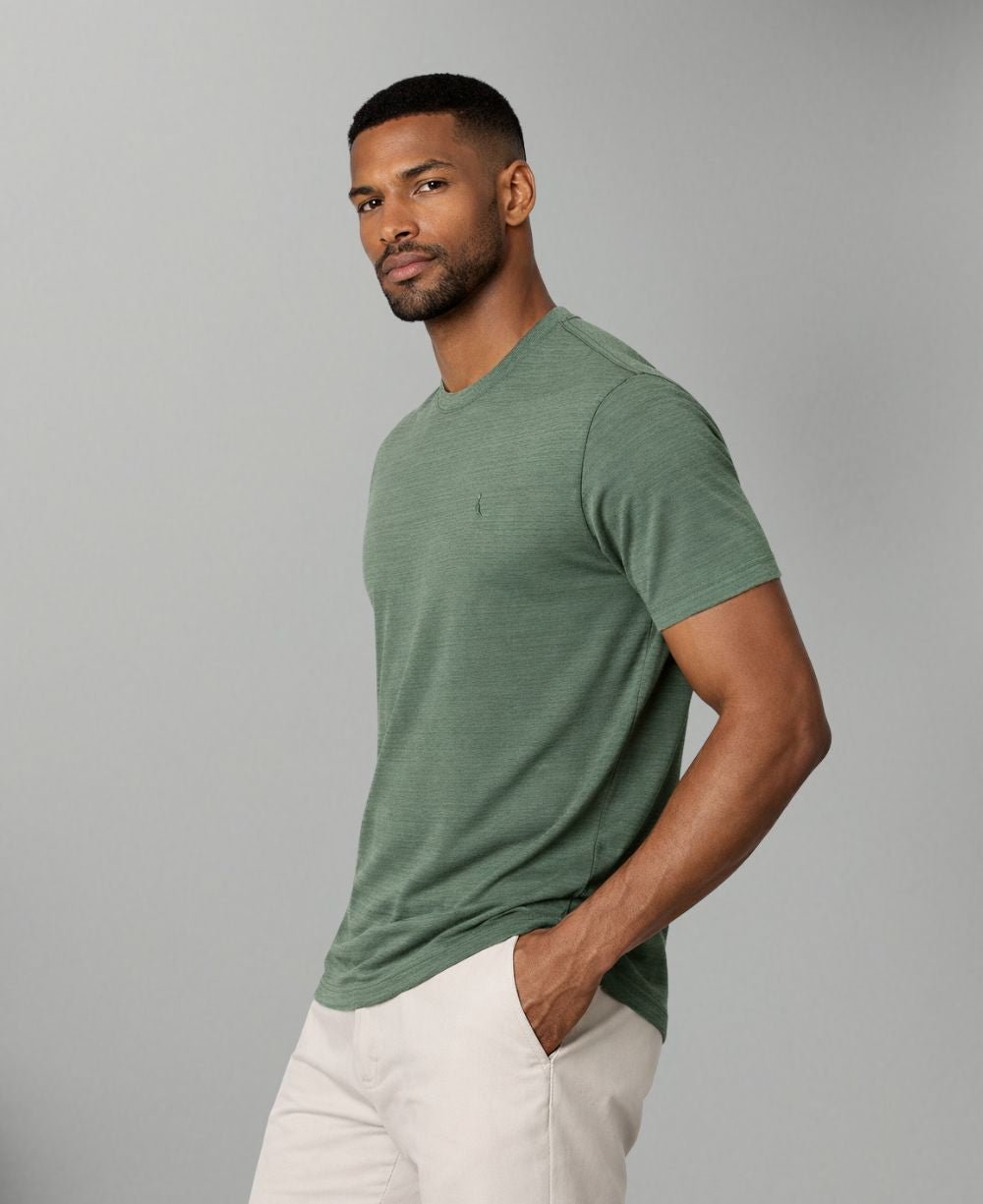Casmiseta Verde Masculina Regular Bristol - Reserva
