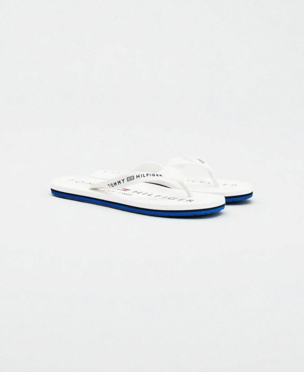 Chinelo White e Azul Masculino Symon Rubber - Tommy Hilfiger