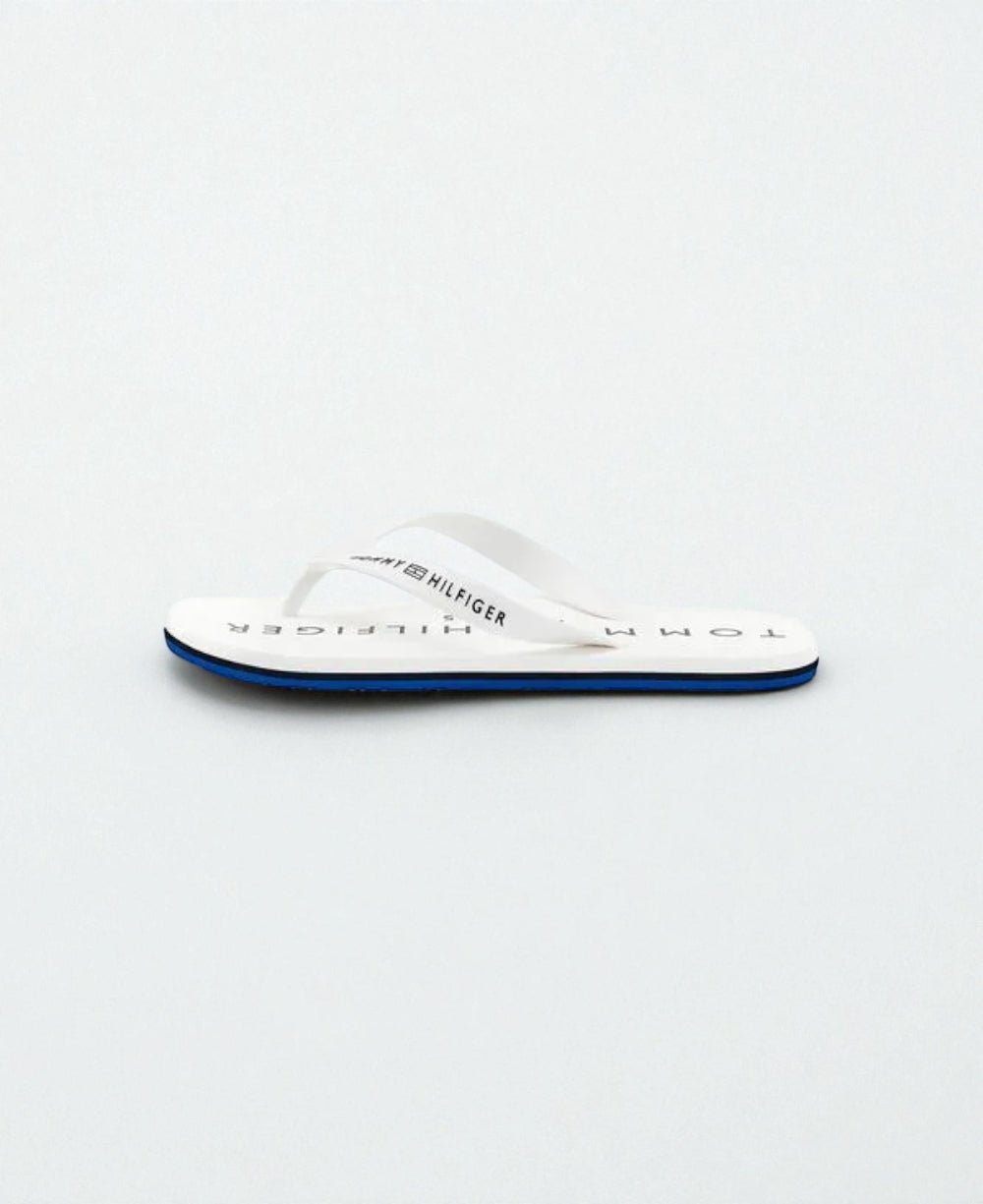 Chinelo White e Azul Masculino Symon Rubber - Tommy Hilfiger