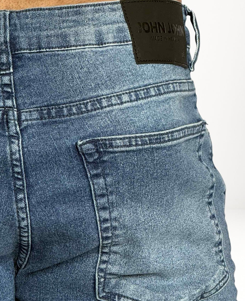 Calça Jeans Skinny Azul Mescla - John John
