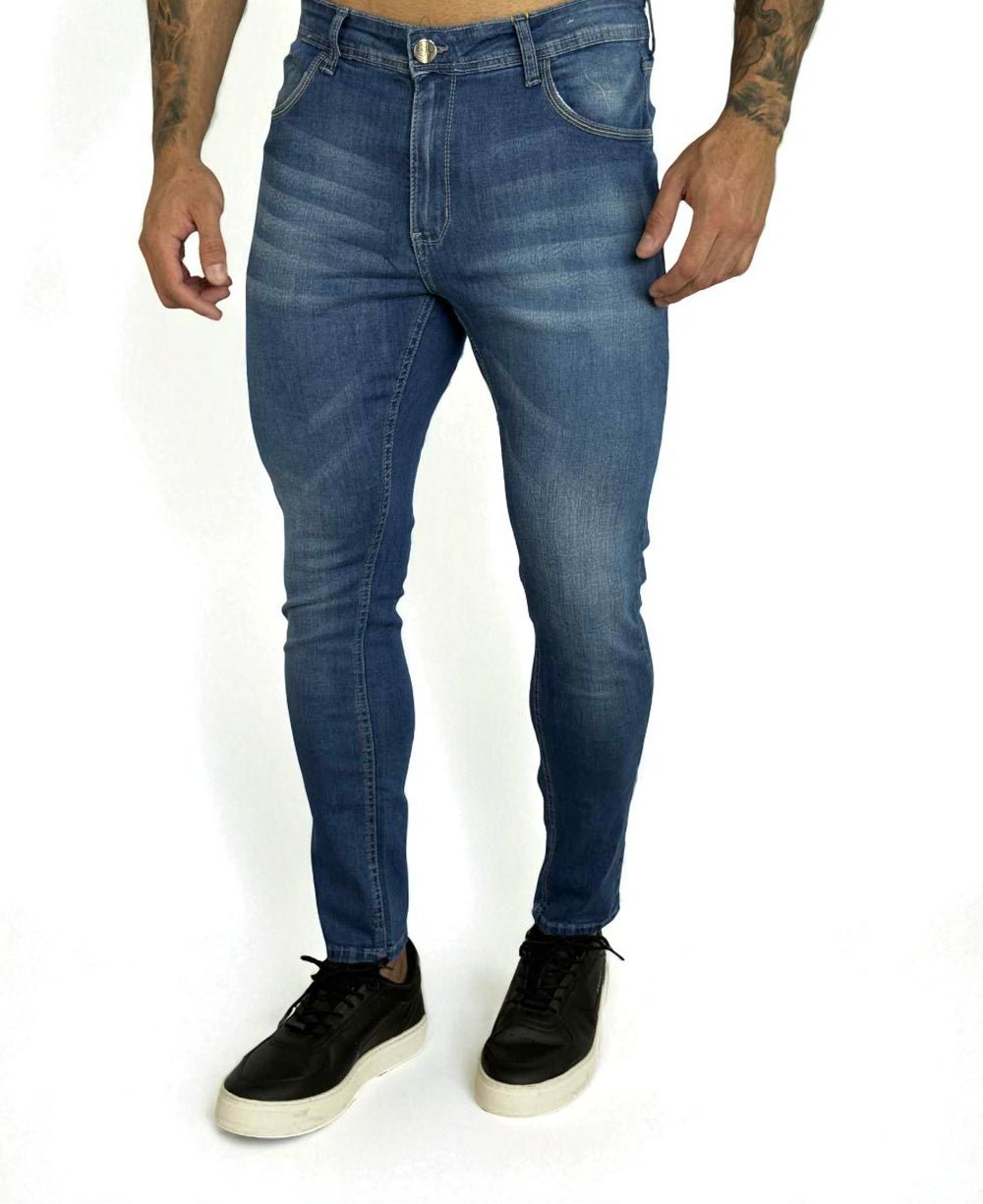 Calça Jeans Azul Sky2 Masculina Skinny- City Denim