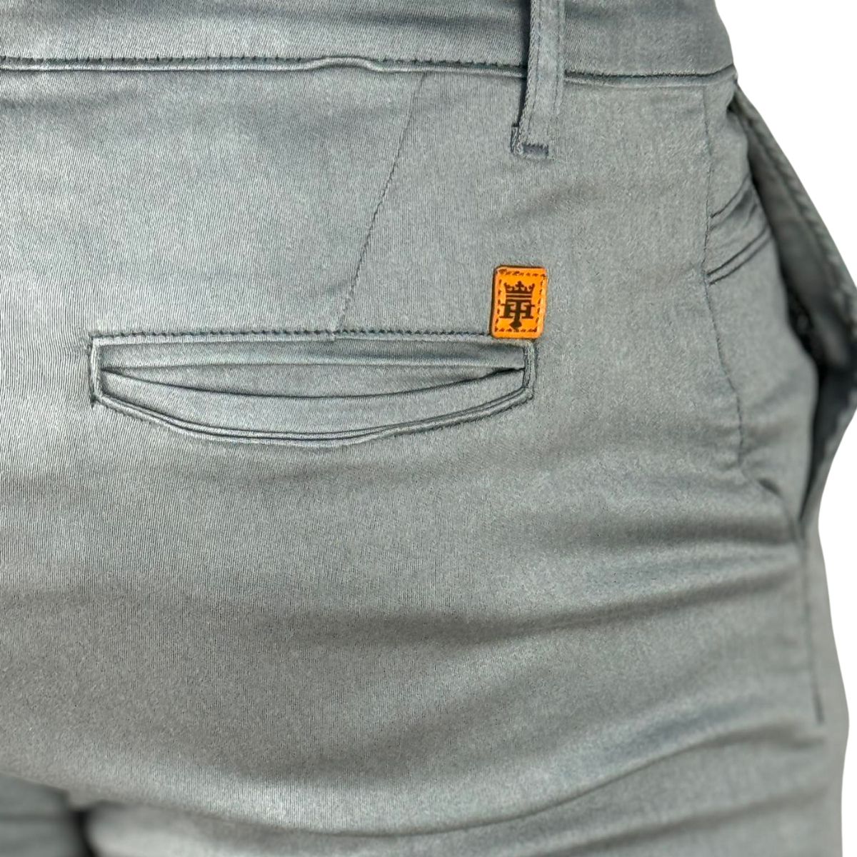 Calça Alfaiataria Cinza Claro Masculina Skinny - Truehero