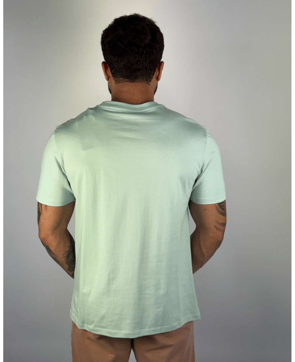 Camiseta Regular Fit Paradise Escape Verde Água - John John