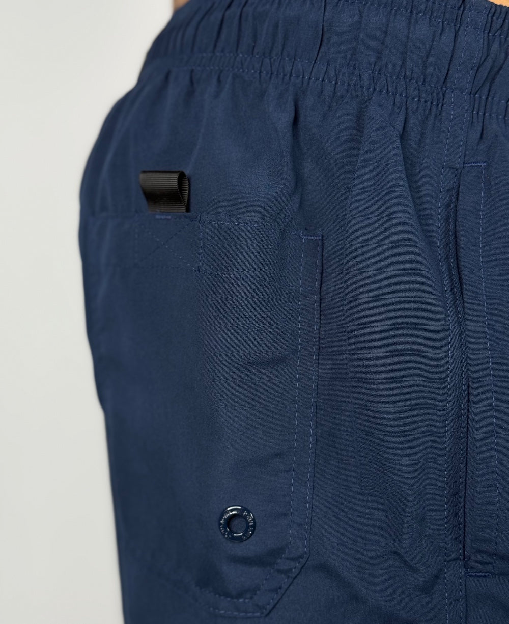 Shorts Praia Azul Marinho Masculino Reto Fiji - John John