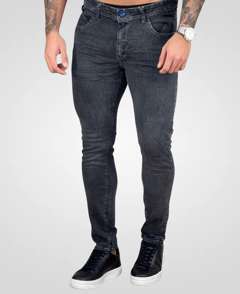 Calça Jeans Cinza Super Skinny Masculina - City Denim86