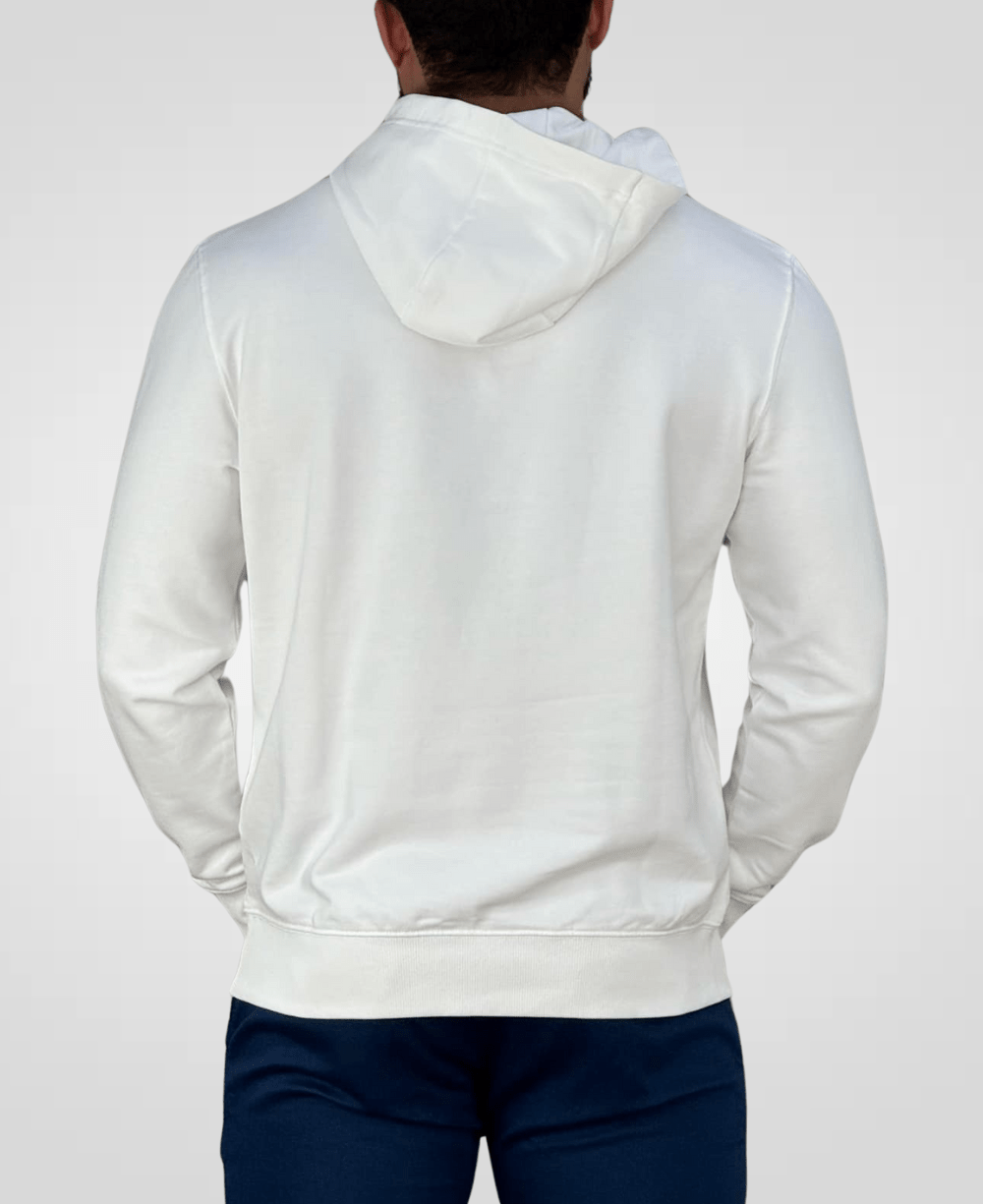 Moletom Branco Masculino Clássico Felpado - Tommy Hilfiger