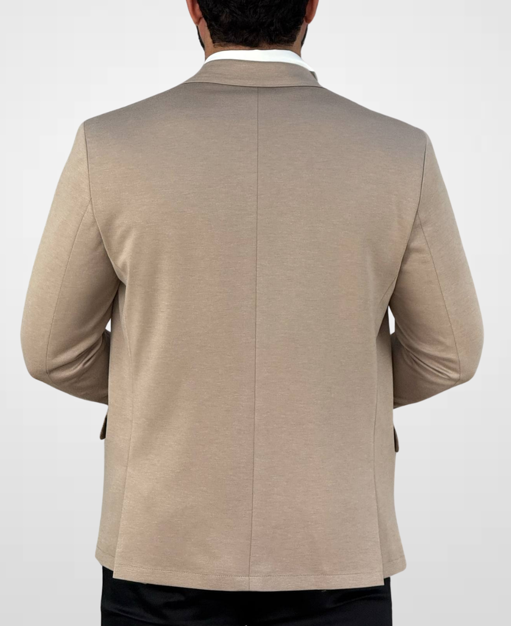 Blazer Caqui Básico Acetinado Slim - Guilherme Soul