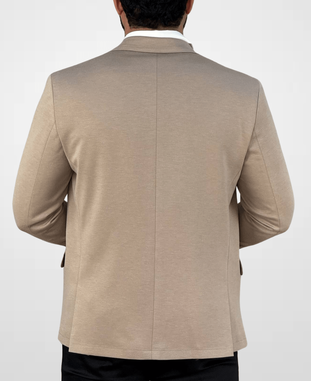 Blazer Caqui Básico Acetinado Slim - Guilherme Soul