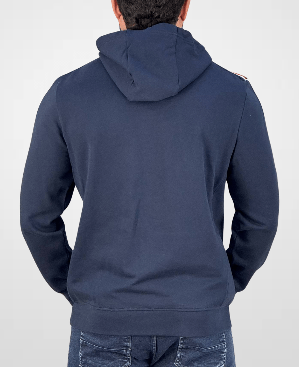 Moletom Azul Marinho Masculino Global Stripe Hoody - Tommy Hilfiger