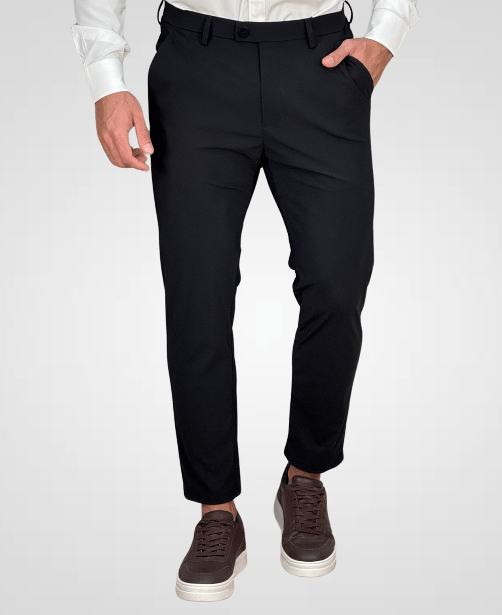 Calça Alfaiataria Preto Masculina Tecnológica - Per Pochi