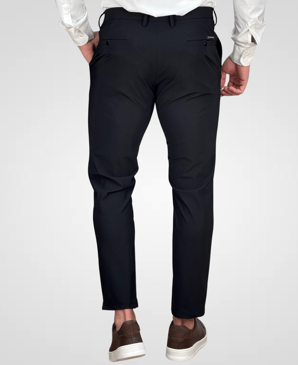 Calça Alfaiataria Preto Masculina Tecnológica - Per Pochi