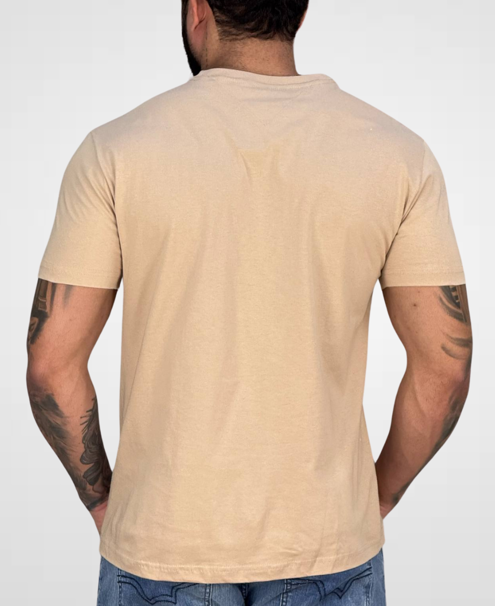 Camiseta Caqui Masculina Est.1985 - Tommy Hilfiger