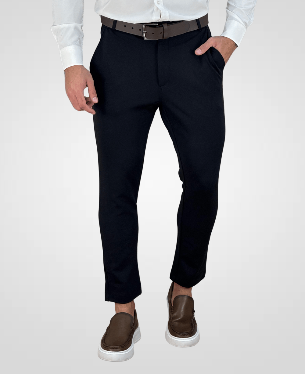 Calça Alfaiataria Preto Masculina Slim - DLZ
